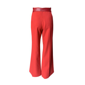 Pantalone rosso palazzo vintage