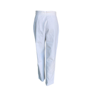 Pantalone bianco a pieghe vintage