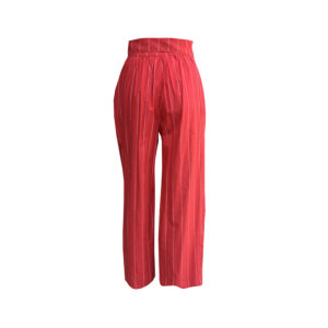 Pantalone rosso a righe vintage
