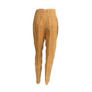 Pantalone a quadri giallo vintage