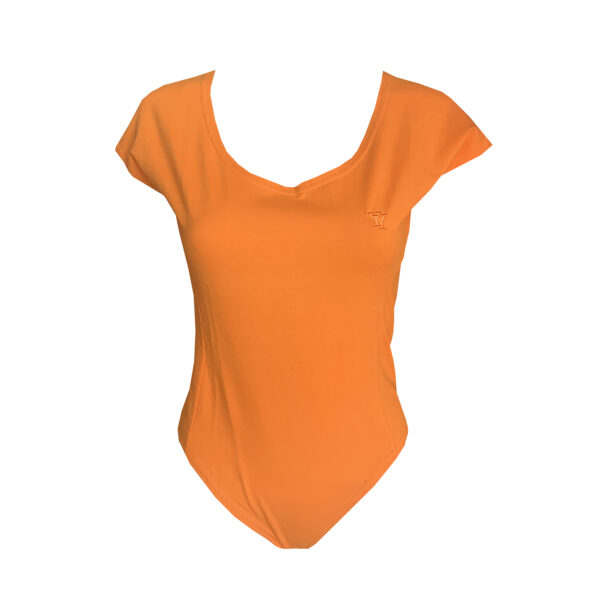 Maglietta body arancione