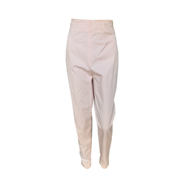 Pantalone bianco e rosa vintage
