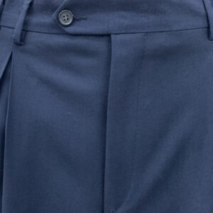 Pantalone blu con pinces