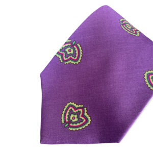 Cravatta viola in seta