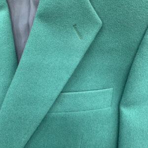Giacca verde pura lana