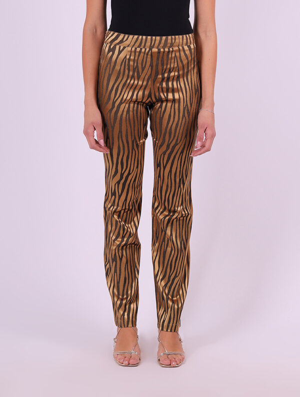 pantalone donna tigrato