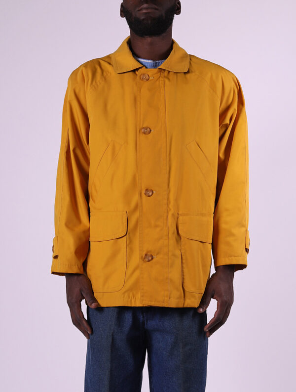 man vintage yellow jacket