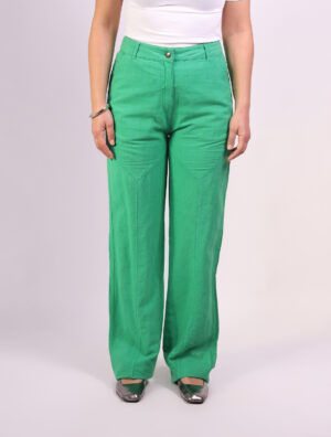 Pantalone verde donna vintage